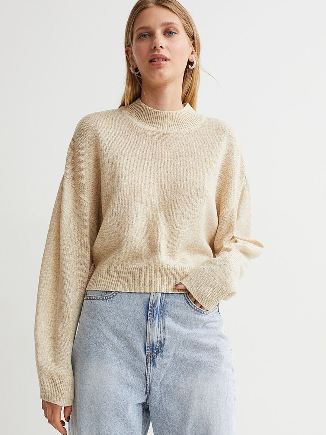 Women Solid Acrylic Jumper