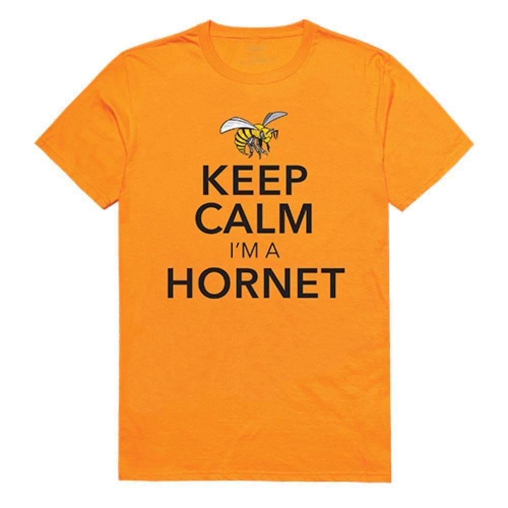 Alabama State University Hornets NCAA Keep Calm Tee T-Shirt Gold