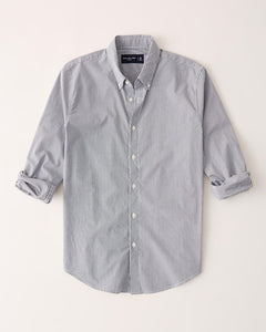 Icon Poplin Button-Up Shirt