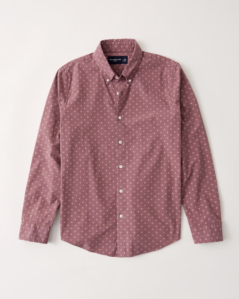 Icon Poplin Button-Up Shirt