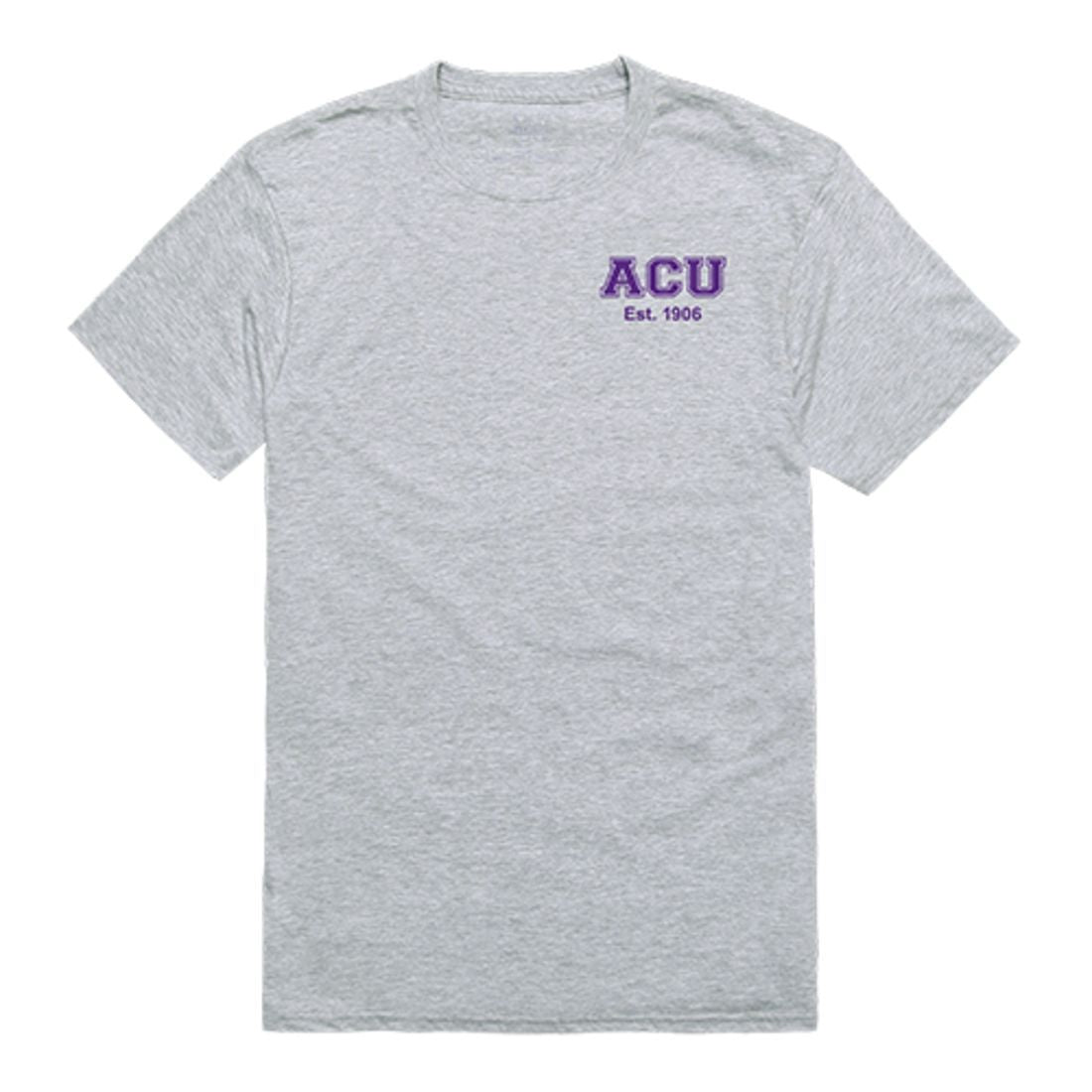 ACU Abilene Christian University Wildcats Practice Tee T-Shirt Heather Grey 