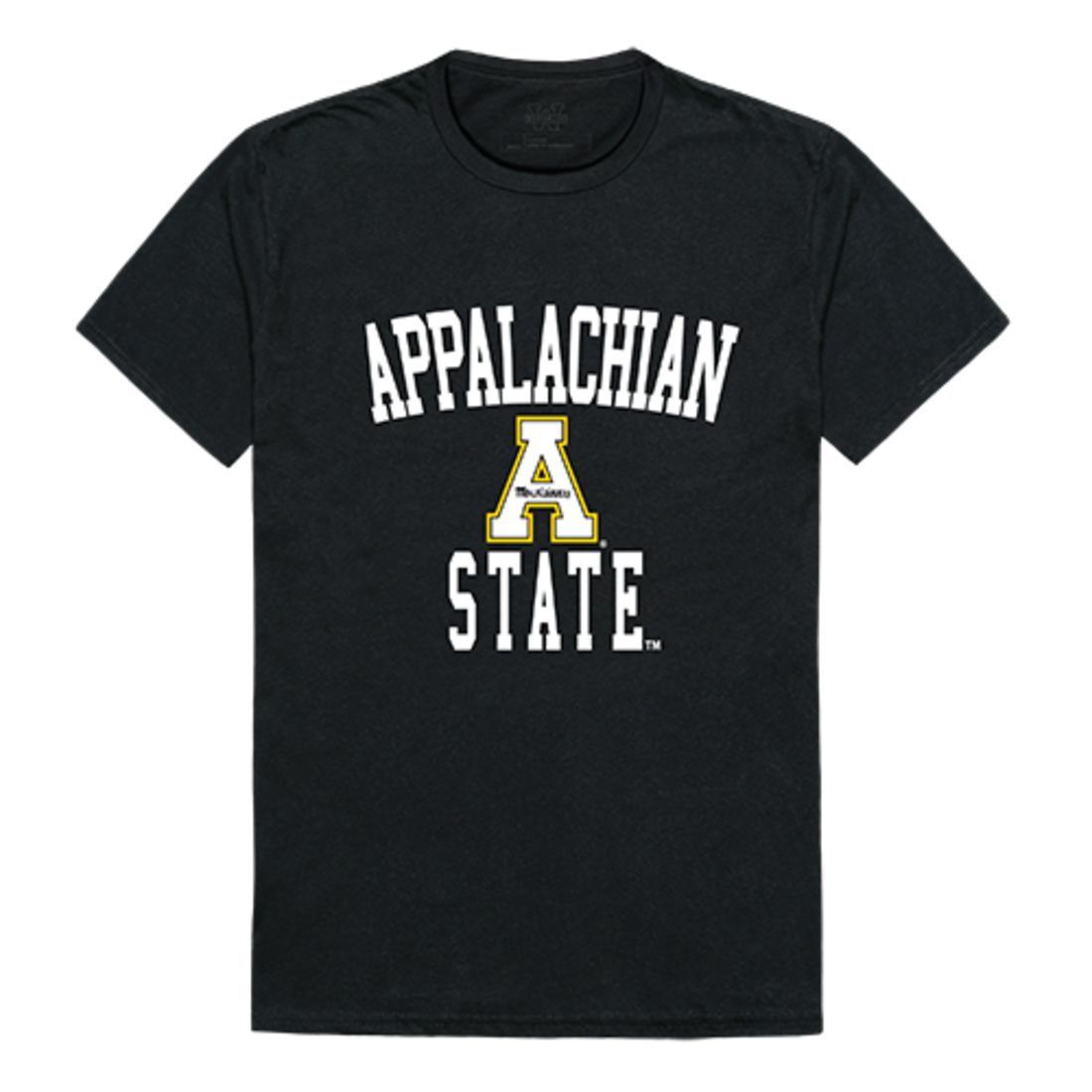 Appalachian App State University Mountaineers Arch Tee T-Shirt Black 