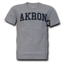 Cargar imagen en el visor de la galería, Akron University Zips Team NCAA Game Day W Republic Unisex Tee Shirt T-Shirt-T-Shirts-W Republic Apparel-500-Game Day Tee-Casaba Shop