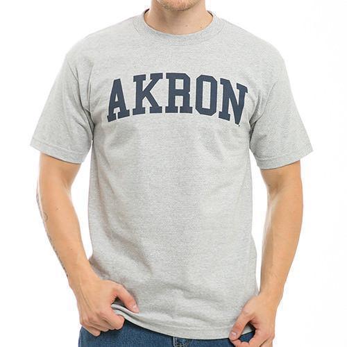 Akron University Zips Team NCAA Game Day W Republic Unisex Tee Shirt T-Shirt-T-Shirts-W Republic Apparel-500-Game Day Tee-Casaba Shop