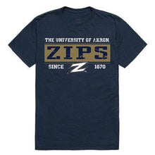 Cargar imagen en el visor de la galería, Akron University Zips Team NCAA Game Day W Republic Unisex Tee Shirt T-Shirt-T-Shirts-W Republic Apparel-507-College Established Tee-Casaba Shop