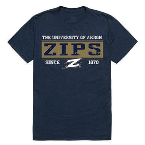 Akron University Zips Team NCAA Game Day W Republic Unisex Tee Shirt T-Shirt-T-Shirts-W Republic Apparel-507-College Established Tee-Casaba Shop