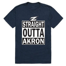 Cargar imagen en el visor de la galería, Akron University Zips Team NCAA Game Day W Republic Unisex Tee Shirt T-Shirt-T-Shirts-W Republic Apparel-511-Straight Outta College Tee-Casaba Shop