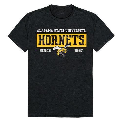 Alabama State University Hornets NCAA Established Tees T-Shirt-T-Shirts-W Republic Apparel-S-Casaba Shop