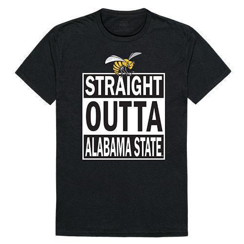 Alabama State University Hornets NCAA Straight Outta T-Shirt-T-Shirts-W Republic Apparel-S-Casaba Shop